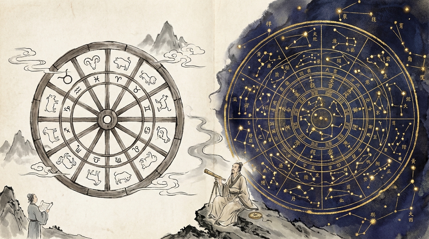 紫微斗數vs十二星座：為什麼你的星座不準但命盤超準？